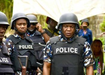 Nigeria Police Condemn Use of Foreign Flags in Protests