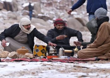 Saudi Arabia’s Desert Just Turned Into a Snowy Wonderland