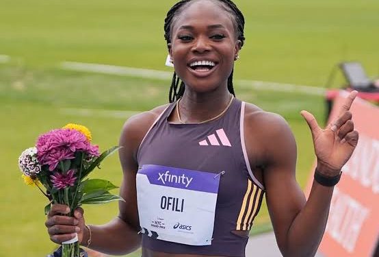 Favour Ofili Shocks the World! Breaks 150m Record at Atlanta Games