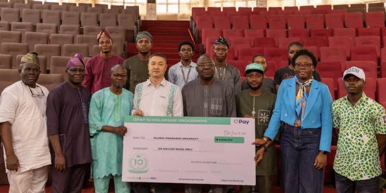 OPay partners with Olabisi Onabanjo University in groundbreaking N1.2 billion, 10-Year scholarship drive