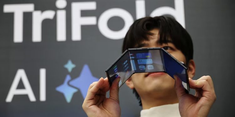 Samsung Unveils First TriFold Phone