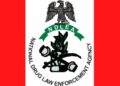 NDLEA displays suspicious sachets seized during ₦5.8bn Lagos drug bust.